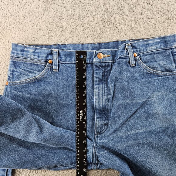 Wrangler Jeans Mens 38x30 Blue 936 Cowboy Cut Slim Fit Western Rodeo Rancher - Picture 8 of 16